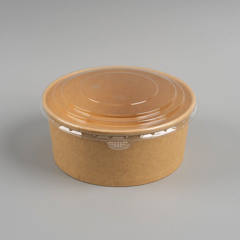 Insalata compostabile con coperchio
