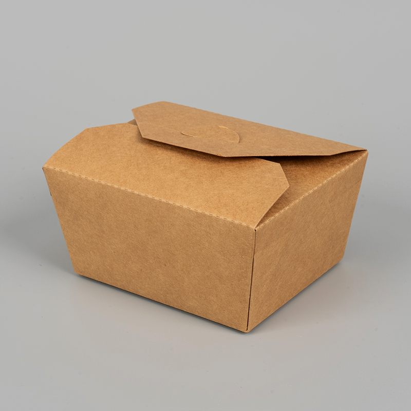 Scatola di imballaggio di carta kraft usa e getta